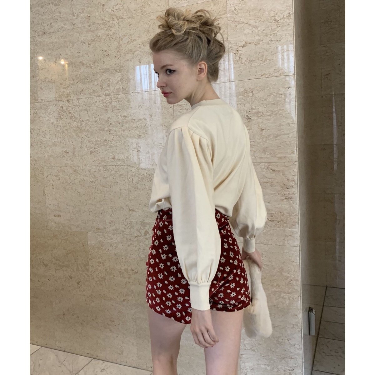 [新品]épine paris ribbon zip knit アイボリー エピヌ épine paris ribbon zip knit (ivory)