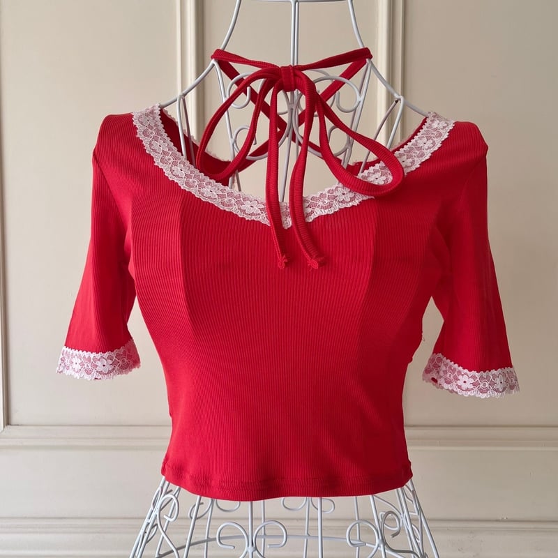 épine lace rib 2way top(3color) | épine épine lace rib 2way top(3color) | épine
