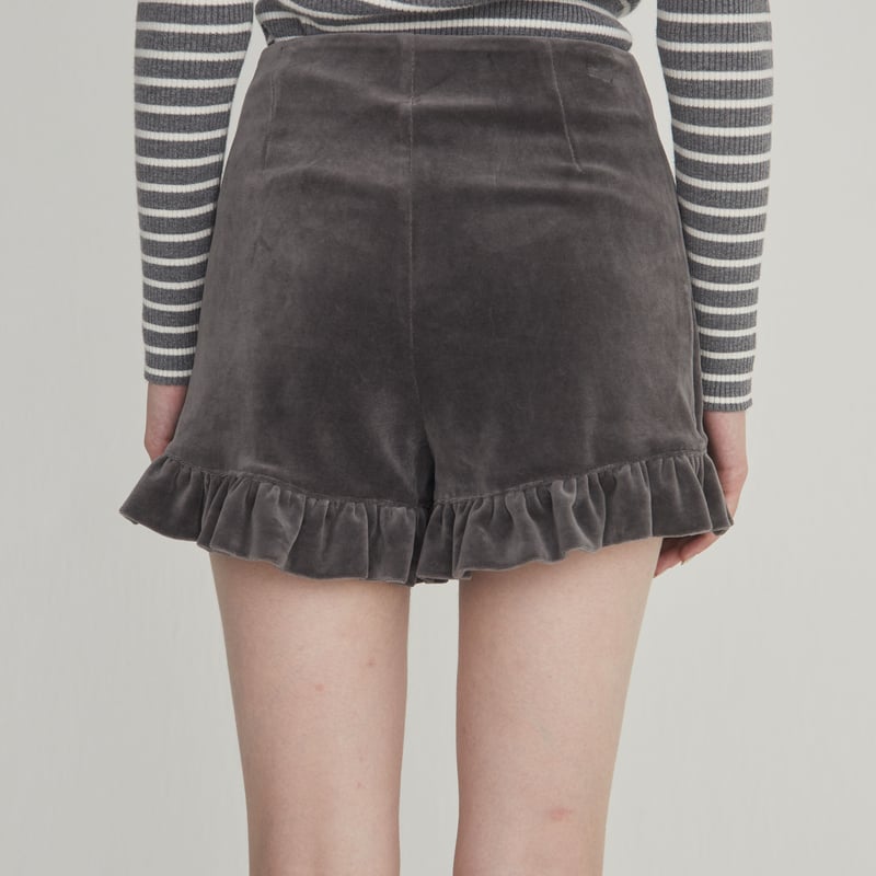velours frill skirt pants (2color) | épine velours frill skirt pants (2color) | épine