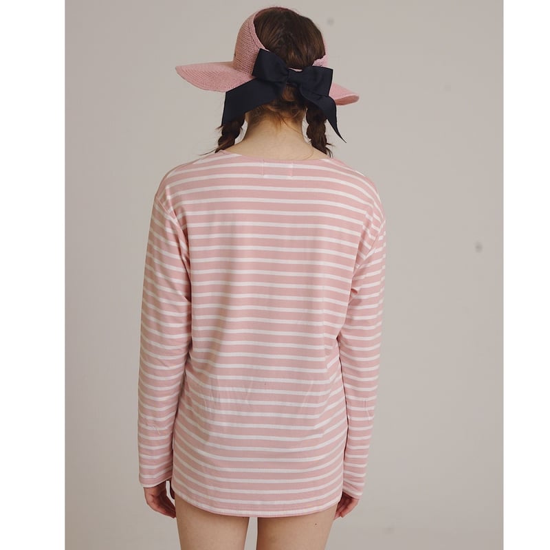 border big tee pink | épine