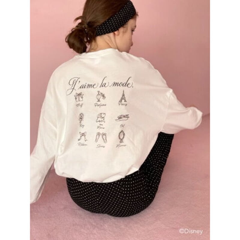 Disney Marie＞Bonjour long TEE（2color） | épine