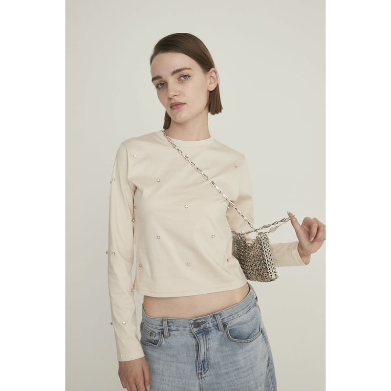 épine label bijou long tee（3color） | épine