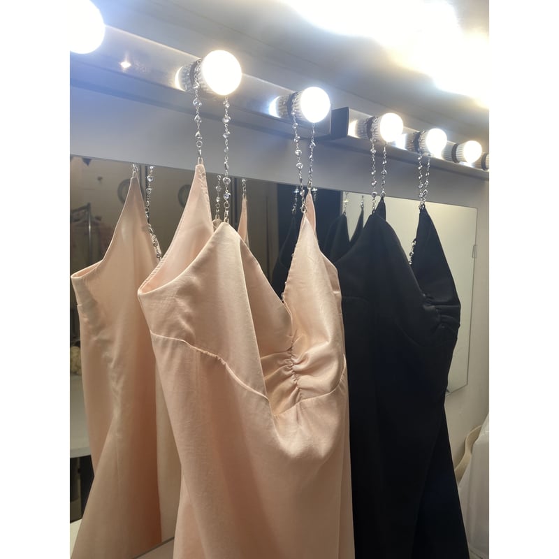 heart chain satin onepiece(2color) | épine heart chain satin onepiece(2color) | épine