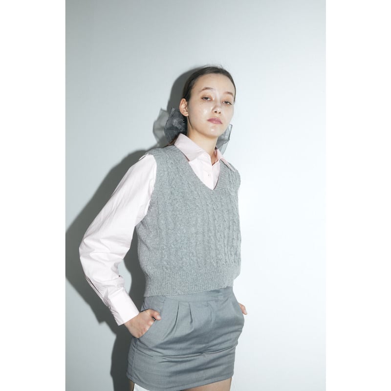 ÉPINE PARIS knit vest grayépine