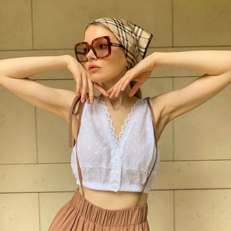 cotton lace tops | épine
