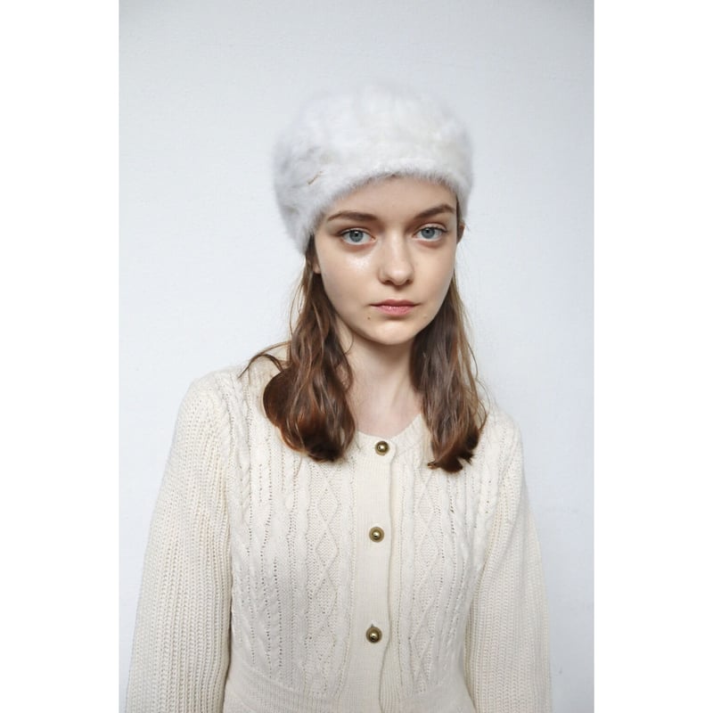 é button cable knit onepiece ivory | épine