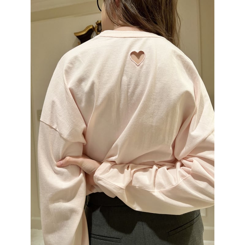 Eé ♡ big long tee baby pink | épine