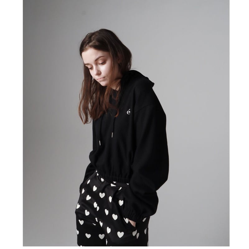 épine -  エピヌ　Eé knit hoodie black ♡ Eé knit hoodie black | épine