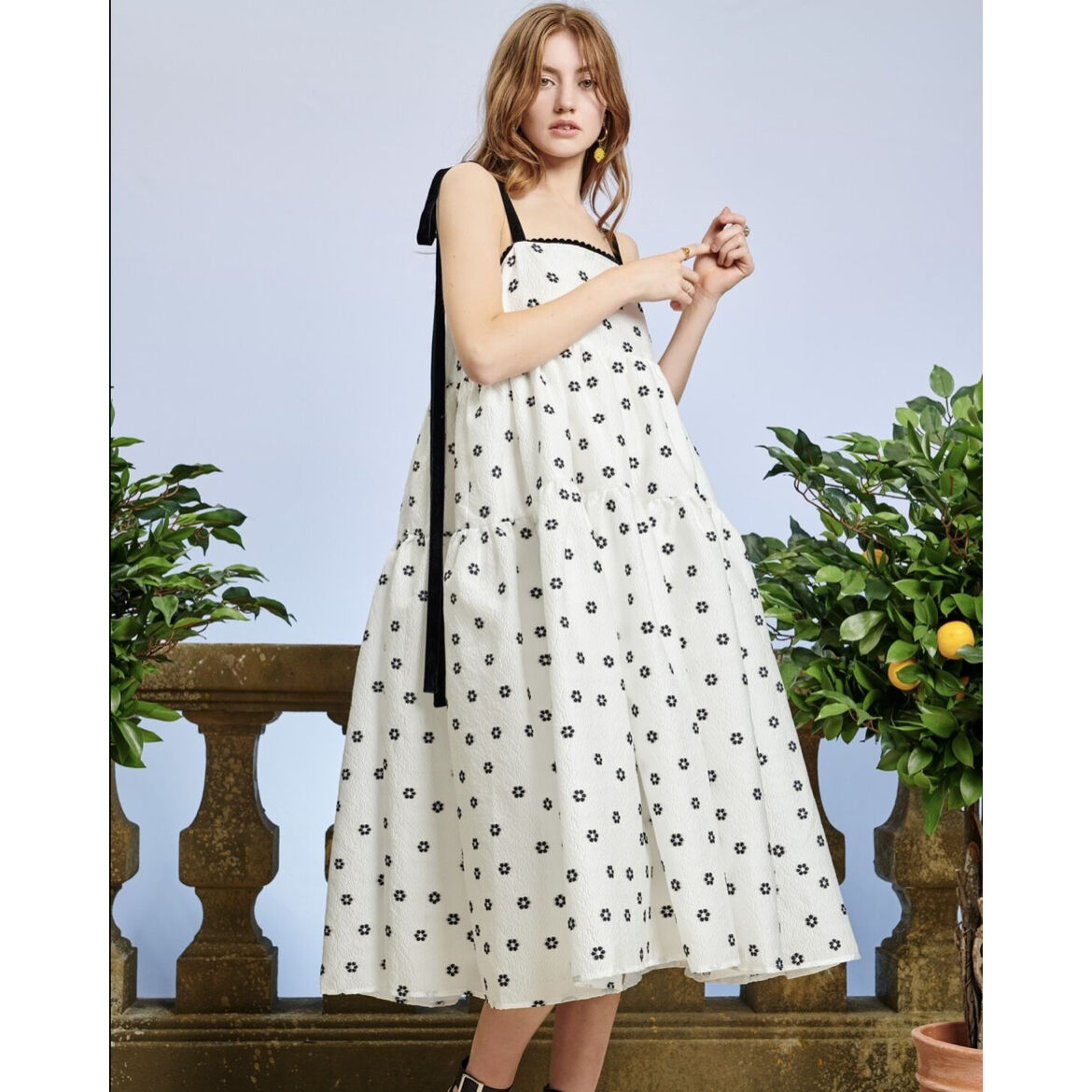 Sister Jane Beau Jacquard Midi Dress