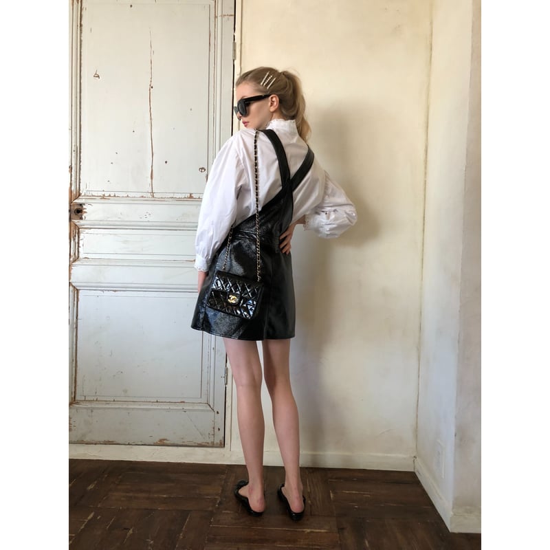 epine】label wool pleats onepiece ジャンスカ（世界的に