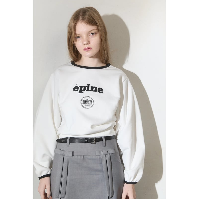 トップス epine piping volume logo sweat épine piping volume logo sweat（2color） | épine