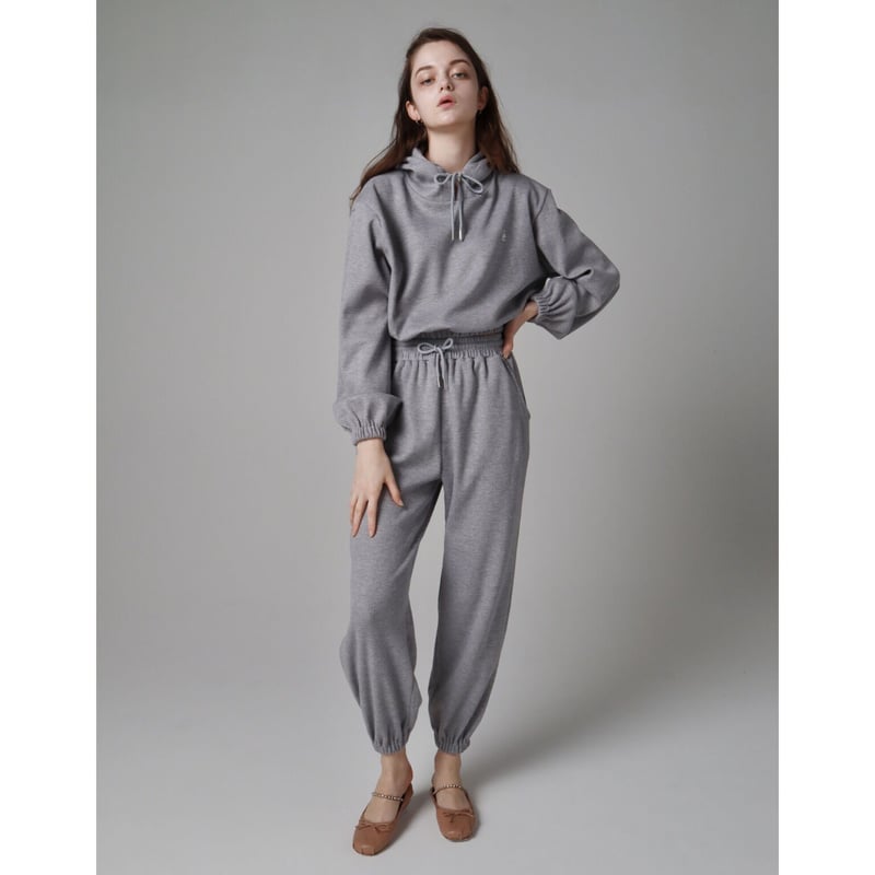 é knit jersey set up gray | épine
