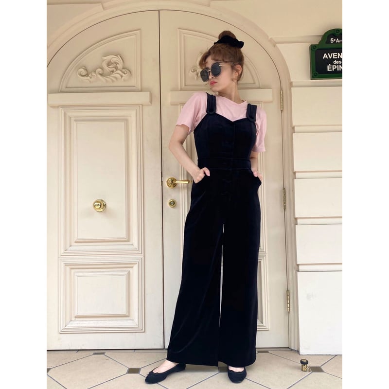 velours rompers black | épine