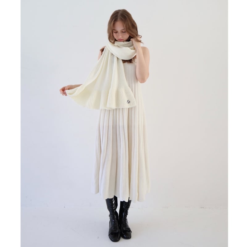 epine Eé frill knit muffler(最終値下げ)