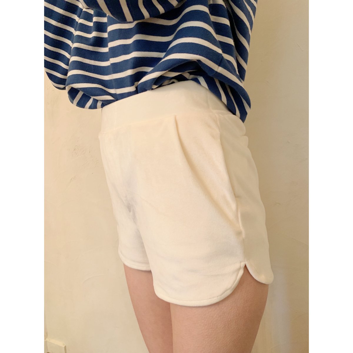 カラーピンクDEEPSLIT SHORT PANTS LAYERSKIRT