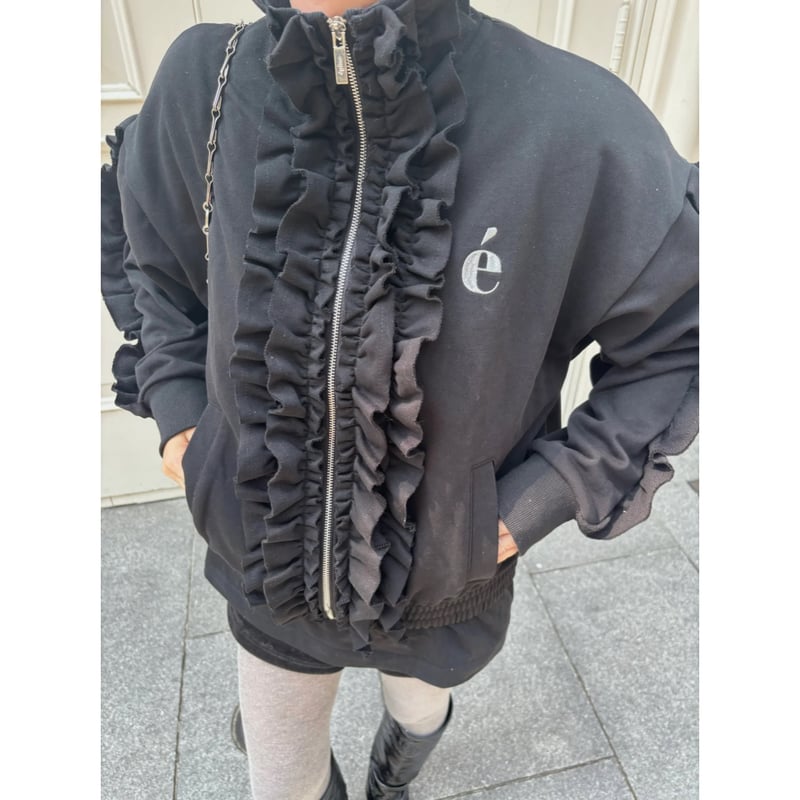 é frill zip sweat blouson(3color) | épine é frill zip sweat blouson(3color) | épine