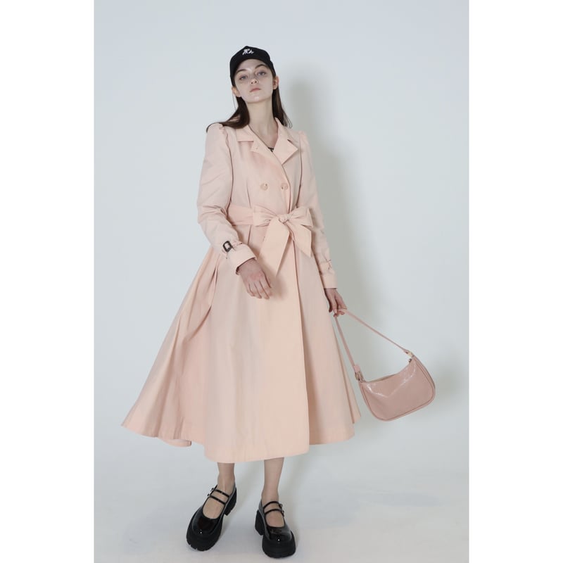 parisienne trench coat pink | épine