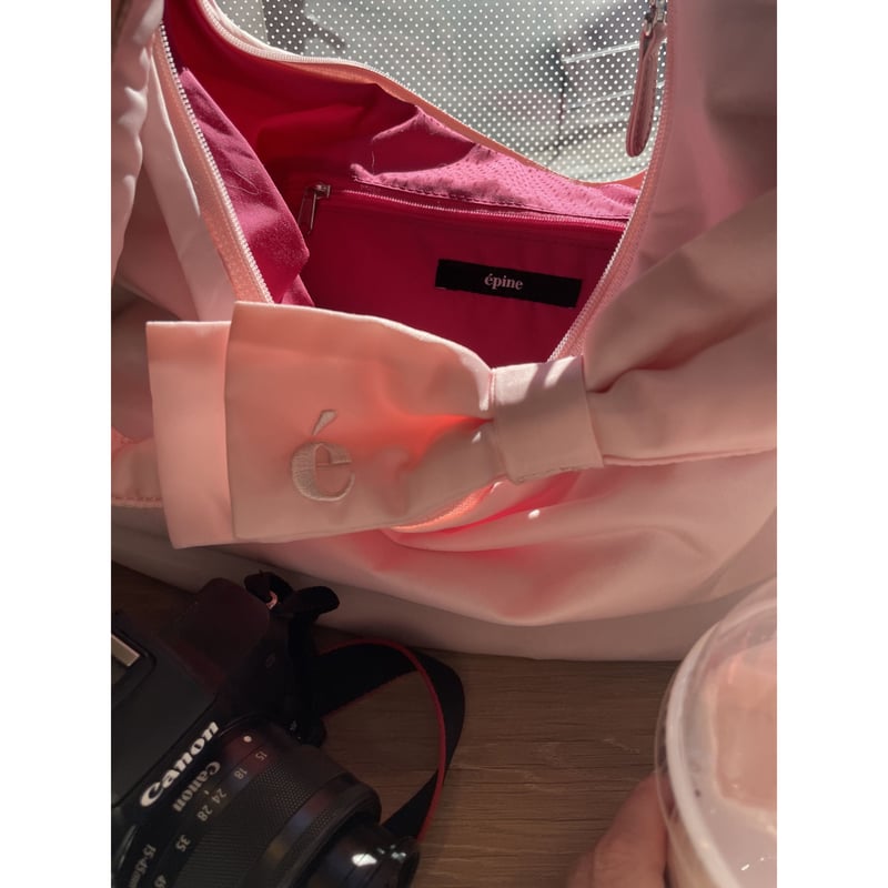 【新品未使用】épine lace up rib tee エピヌ epine lace up rib tee pink リボンT - メルカリ