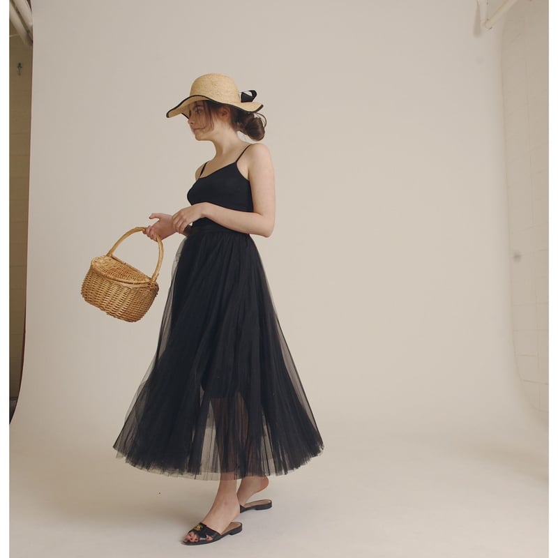 3tulle volume skirt black | épine 3tulle volume skirt black | épine