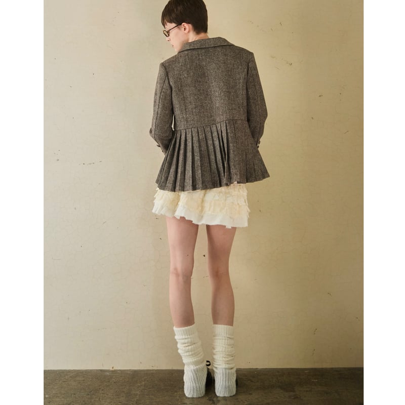 pleats frill jacket (3color) | épine pleats frill jacket (3color) | épine