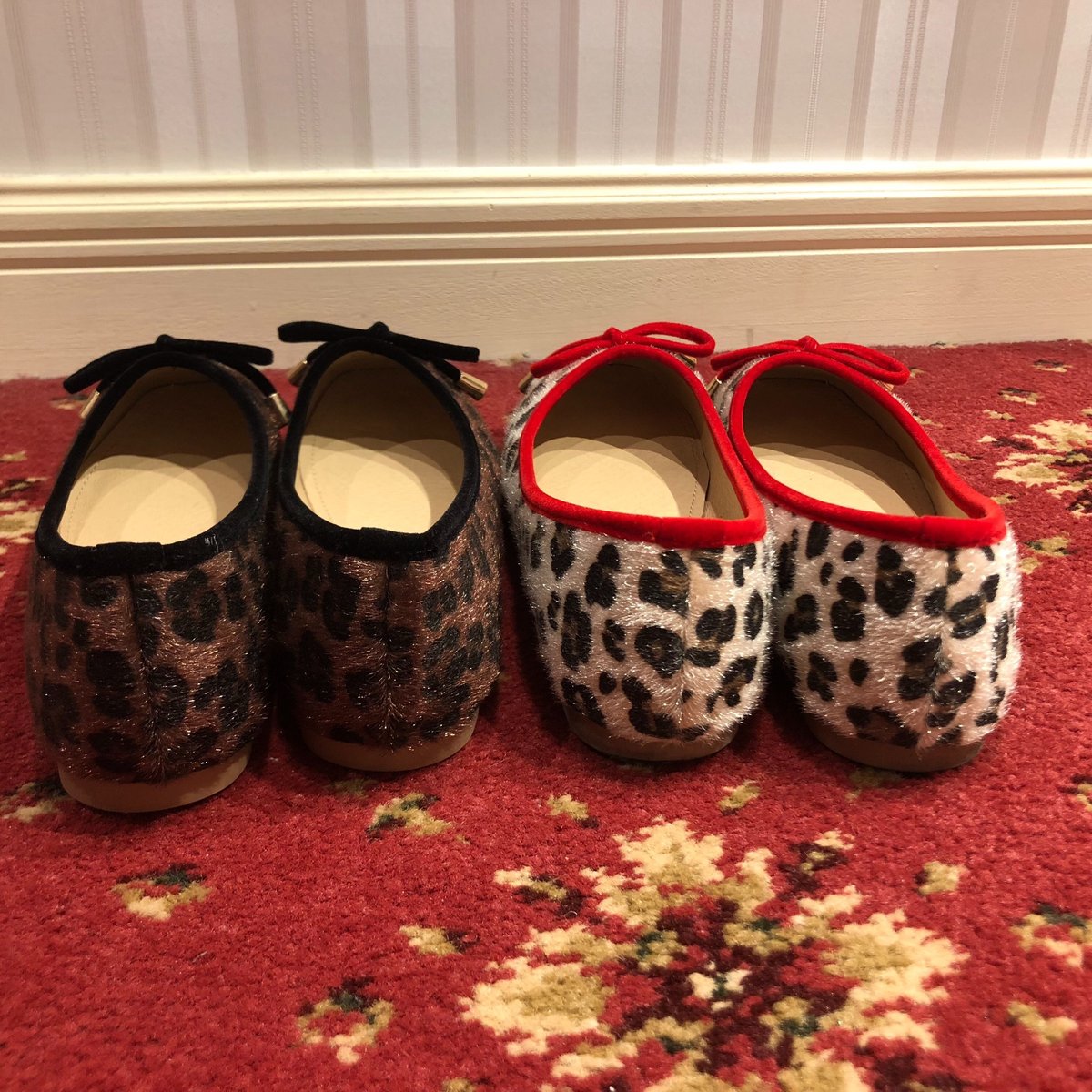 leopard ribbon ballet shoes | épine leopard ribbon ballet shoes | épine