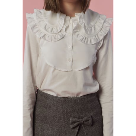 épine double frill collar（2color）