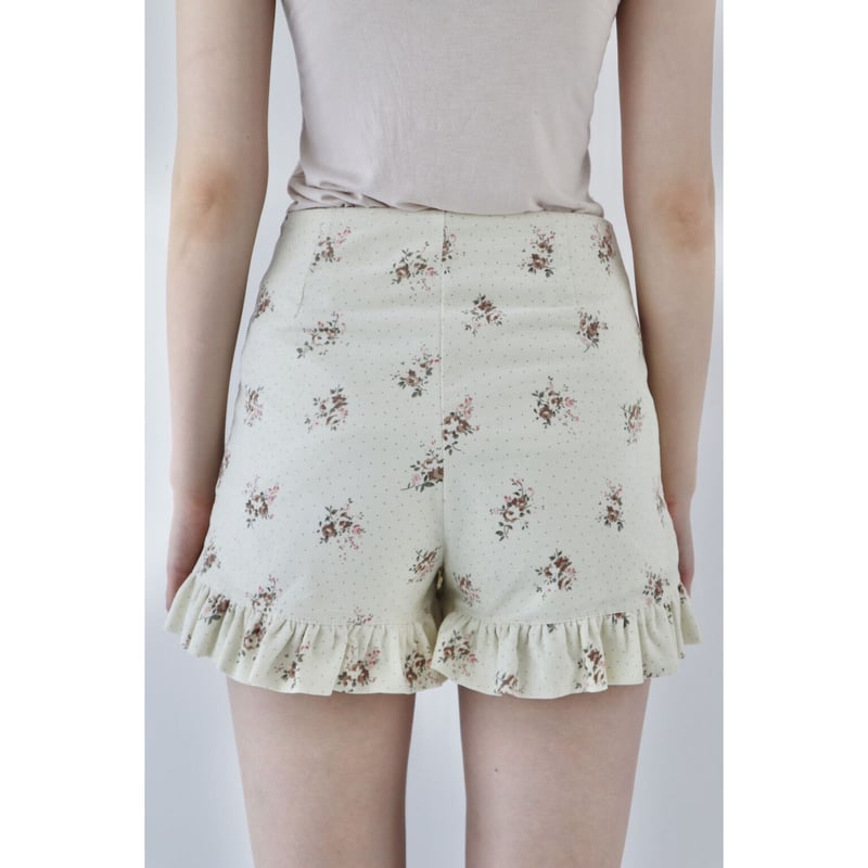 frill skirt pants corduroy flower | épine frill skirt pants corduroy flower | épine