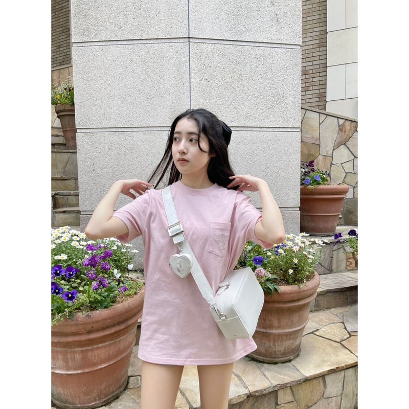 é Heart pouch shoulder strap bag (3color) | épine é Heart pouch shoulder strap bag (3color) | épine