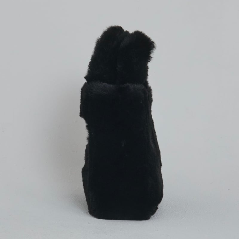 ÉPINE PARIS fur 2way bag ファー トートバッグ ブラック