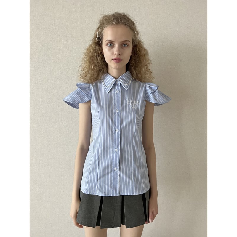 ÉPINE PARIS Pearl blouse summer ver 【美品】 ÉPINE PARIS Pearl blouse summer ver 【美品】 【公式通販】