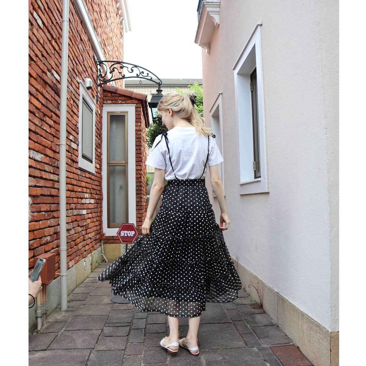 flower see-through frill tiered long skirt blac flower see-through frill tiered long skirt blac