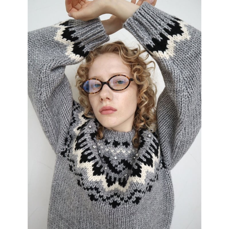 bijou Nordic knit (3color) | épine bijou Nordic knit (3color) | épine