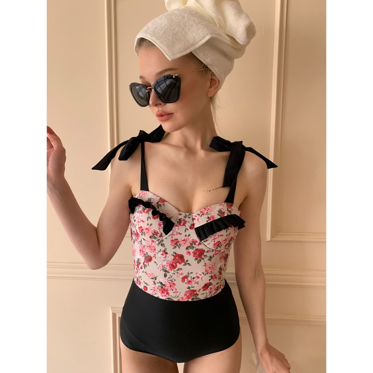 限定特典付き】antique rose bi-color swim wear | épine 限定特典付き】antique rose bi-color swim wear | épine
