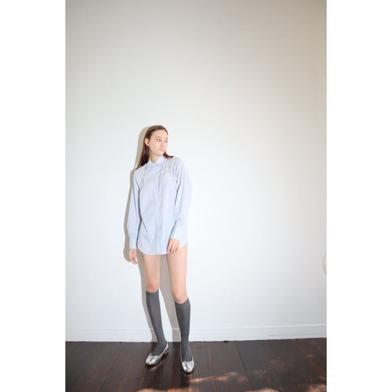 ÉPINE PARIS over shirt blue stripe | épine