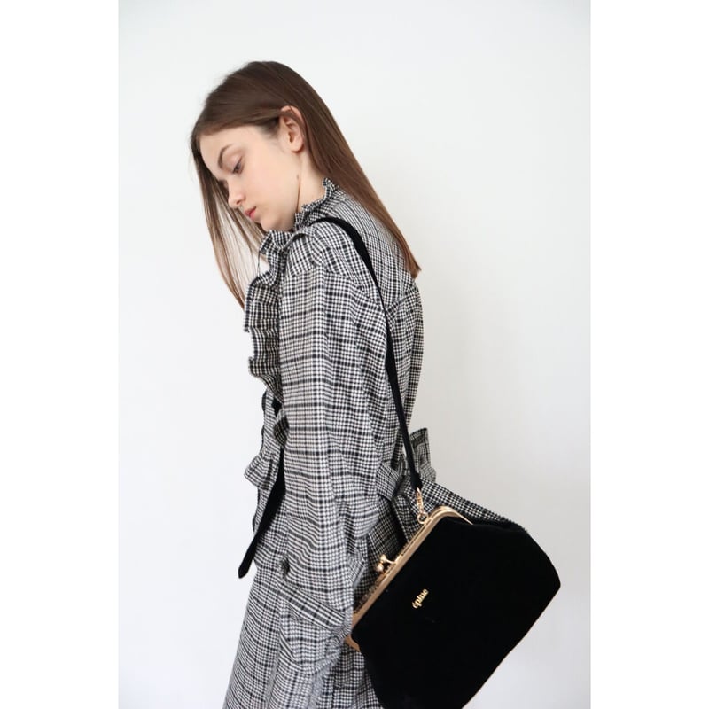 épine logo 2way bag velvet | épine épine logo 2way bag velvet | épine