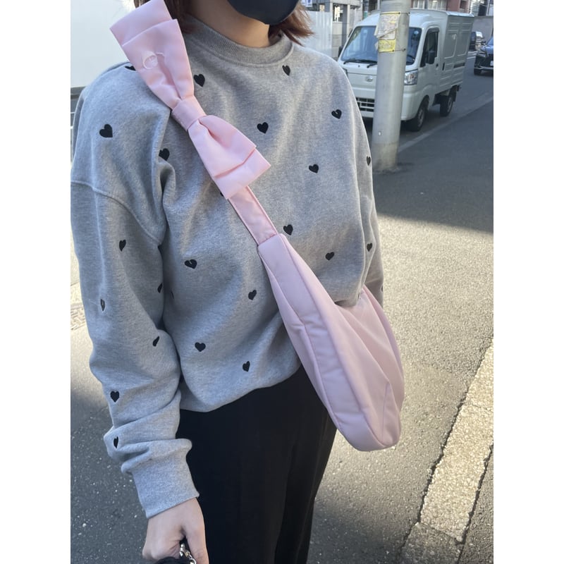 é ribbon nylon half moon bag（3color） | épine 