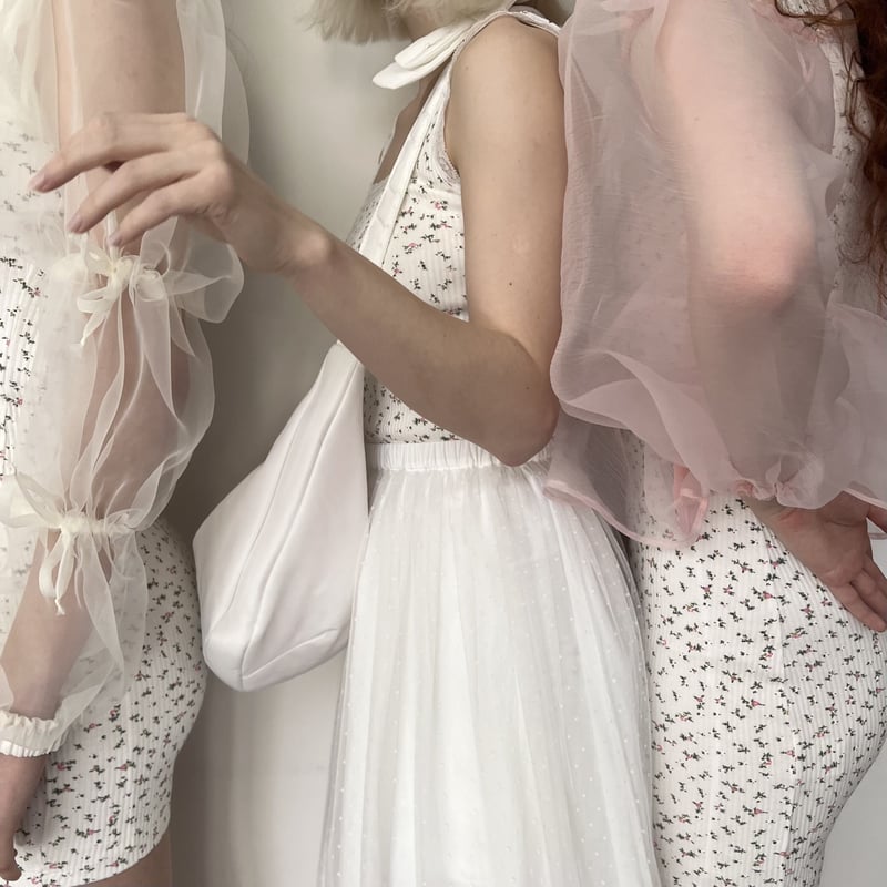 épine label lace flower rib onepiece white | épine épine label lace flower rib onepiece white | épine
