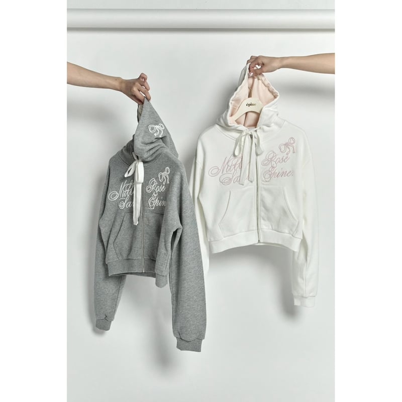 Nulle rose sans épine zip hoodie(2color) | épine Nulle rose sans épine zip hoodie(2color) | épine