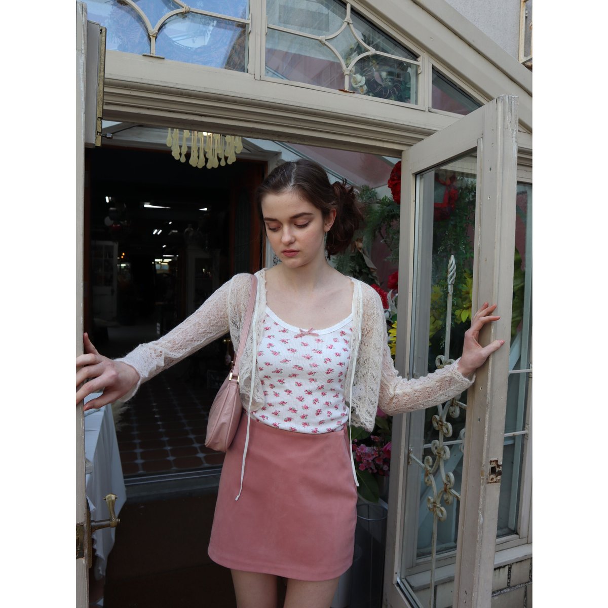 mohair low gauge ribbon cardigan ivory | épine mohair low gauge ribbon cardigan ivory | épine