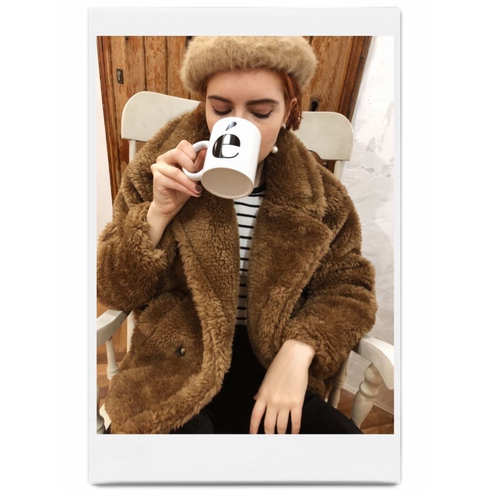 teddy bear boa coat | épine 