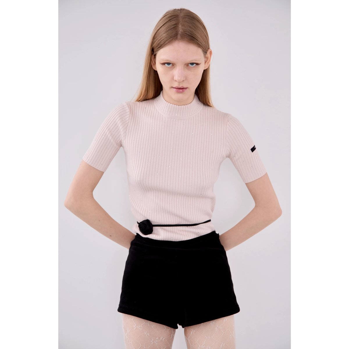 épine label rhinestone summer knit（3color） | épine