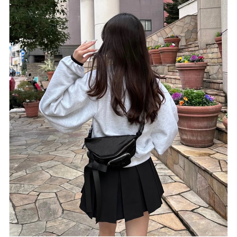 é ribbon satin 2way body bag | épine é ribbon satin 2way body bag | épine