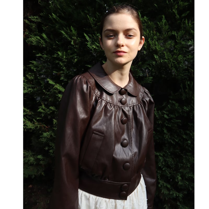 leather lady jacket brown | épine leather lady jacket brown | épine
