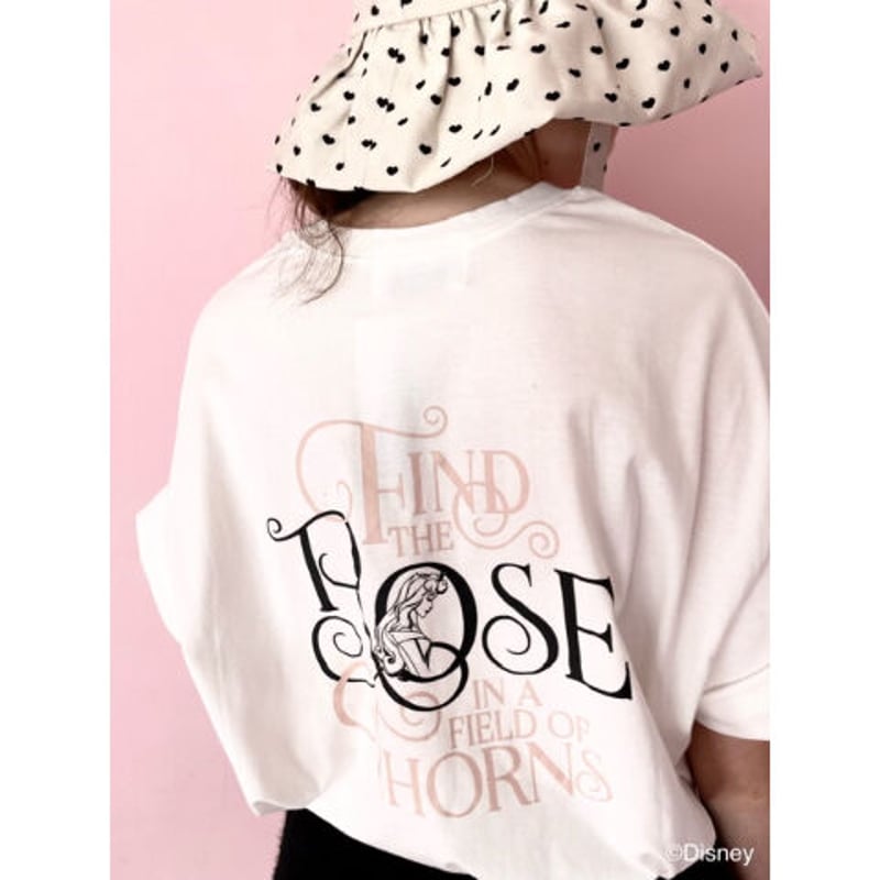 épine - epine エピヌ　ビッグTシャツ ホワイト　オーロラ姫　ディズニー Princess Aurora＞ Eé BIG TEE white | épine