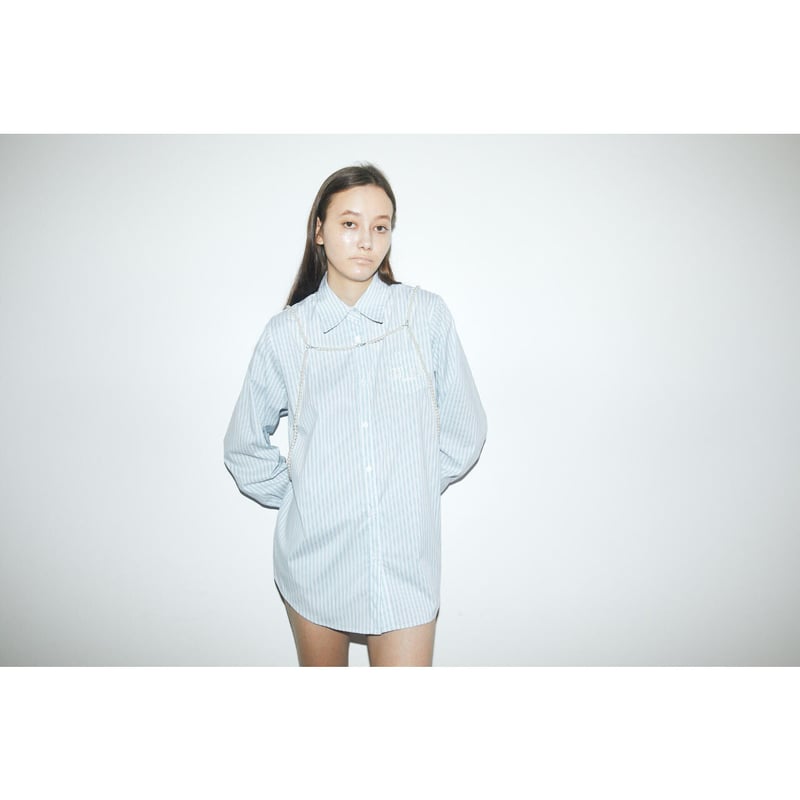 ÉPINE PARIS over shirt blue stripe | épine