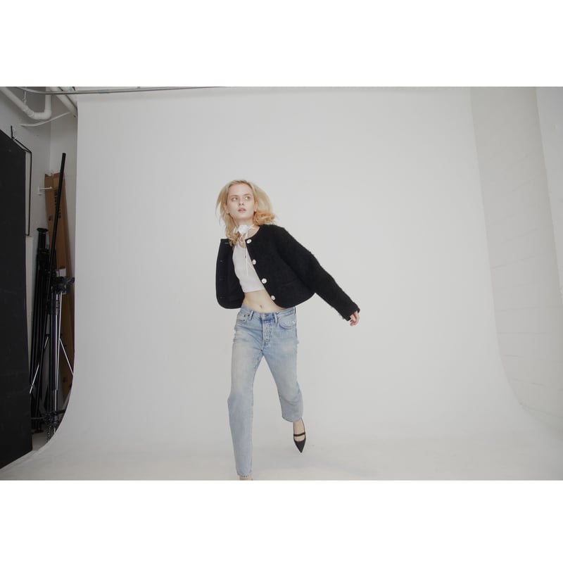 bijou fur jacket black | épine bijou fur jacket black | épine