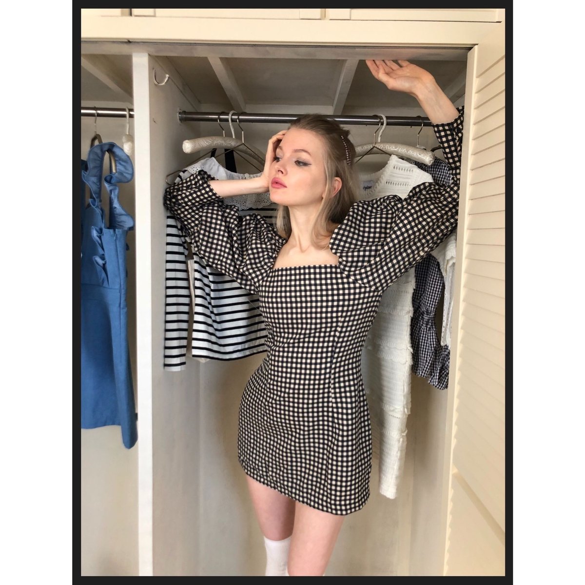 epine ギンガムチェックワンピース