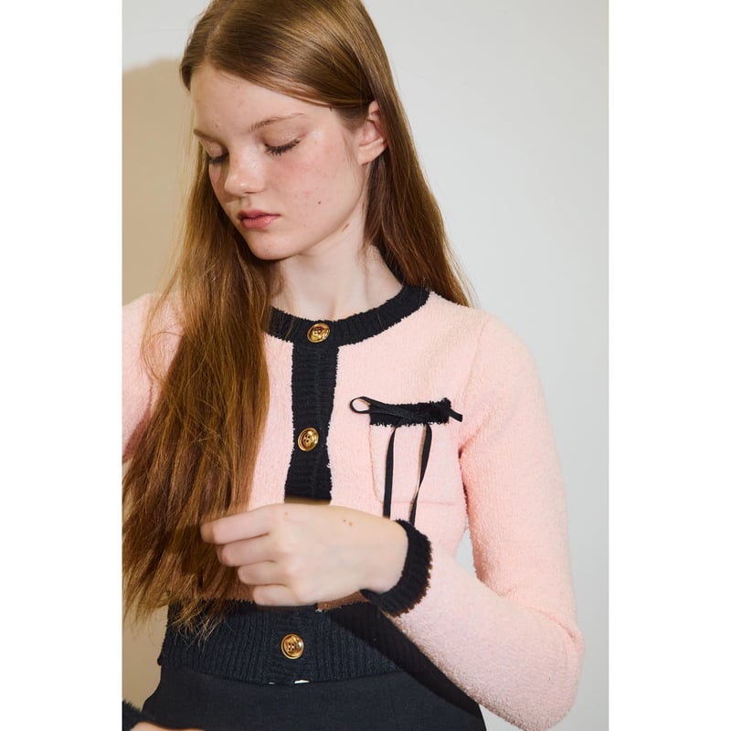 épine piping ribbon cardigan（2 color） | épine