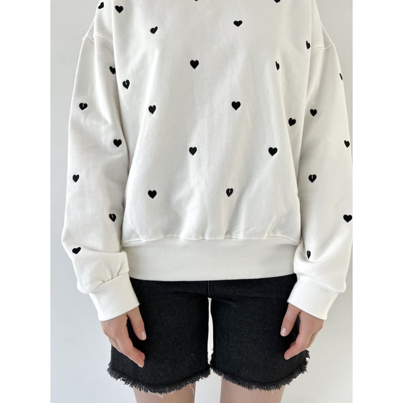 Heart &Broken heart sweat off white | épine