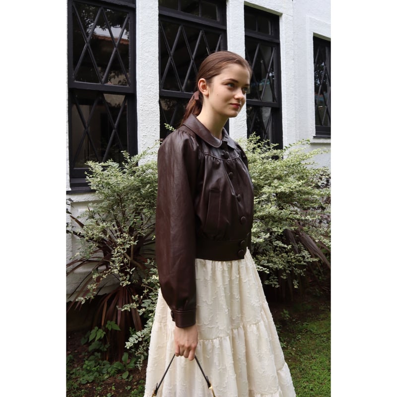 leather lady jacket brown | épine leather lady jacket brown | épine